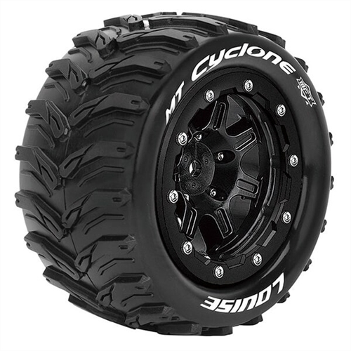 LOUISE RC MT-CYCLONE 1/10 SOF T 1/2" OFFSET HEX 17MM BLACK T